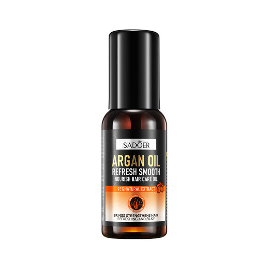 OEM Cold Pressed Pure Argan Oil for Hair, Rich in Vitamin E, Adds Shine and Gloss