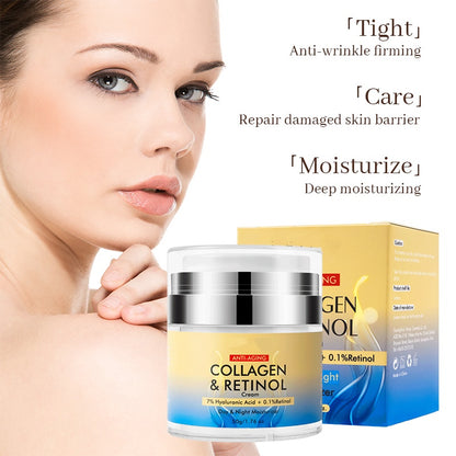 Home Use Face Cream Moisturizing Retinol Collagen Day And Night Face Cream Women Cream For Face