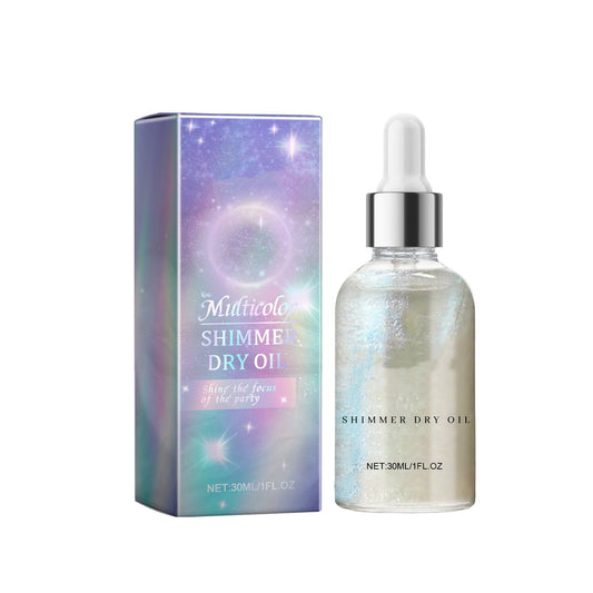 Hot Selling Makeup Face Glow Silver Highlighter Liquid Glitter Body Shimmer Oil