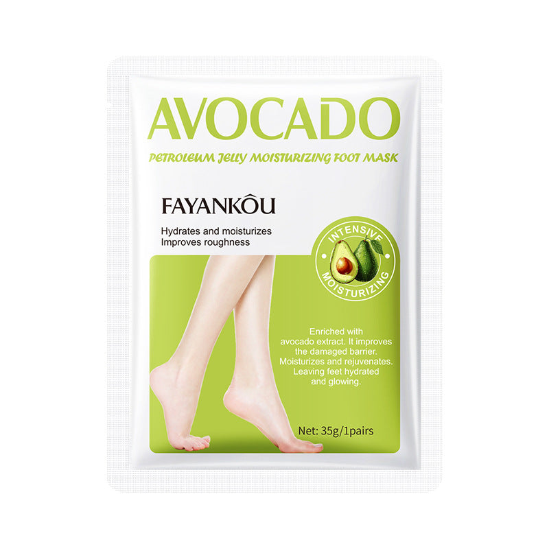 OEM Moisturizing Exfoliating Hydration Treatment Avocado Foot Mask