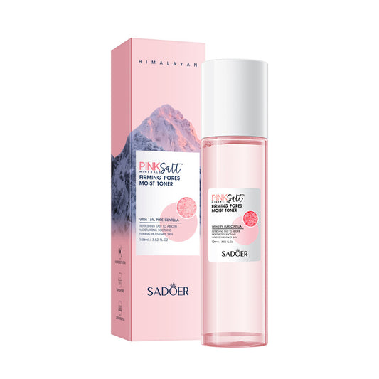 Customized Logo Refreshing Pink Salt Moist Face Toner for Combination or Dry Skin