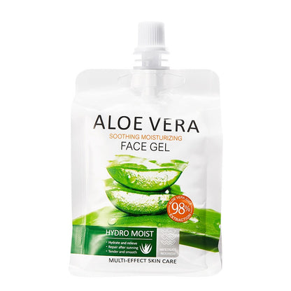 Manufacturer Natural Aloe Vera Face Gel Hydrating Soothing After Sun Moisturizing Gel