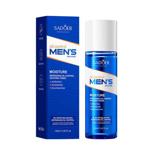 OEM Refreshing Oil Control Facial Toner for Men, Rejuvenating Water Lotion for All Skin Types 120ml
