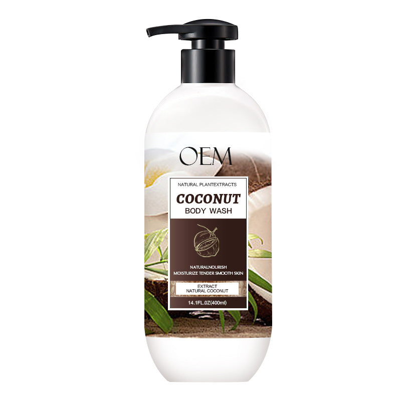 Wholesale Skin Exfoliating Whitening Foam Coconut Body Wash Avocado Shower Gel