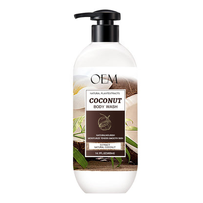 Wholesale Skin Exfoliating Whitening Foam Coconut Body Wash Avocado Shower Gel