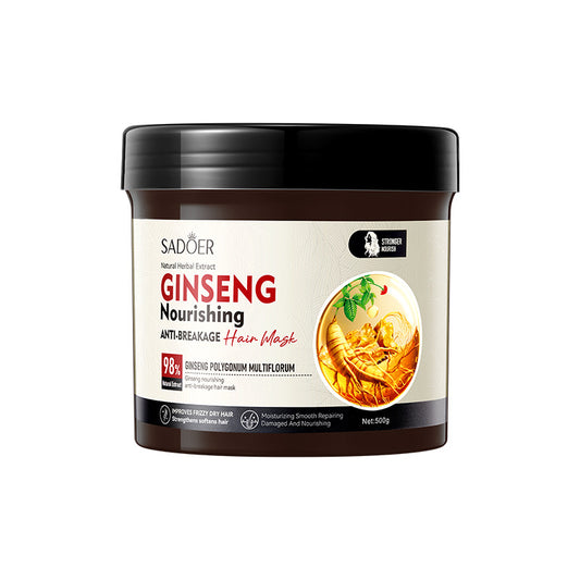 OEM Moisturizing Hydrating Ginseng Nourishing Hair Mask, Smooth Volumizing Hair Masks 500g