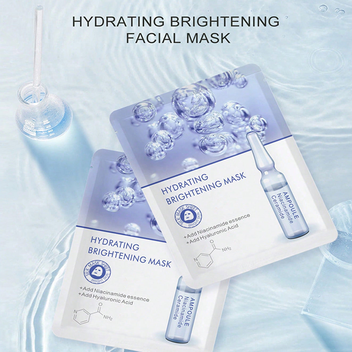 OEM ODM Moisturizing Face Mask Skin Care Whitening Lightening Hyaluronic Acid Facial Mask