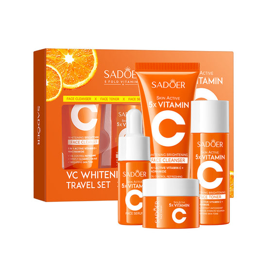 OEM Hydrating Skincare Set with Vitamin C, Hydrating Facial Kit for Women, Improve Dark Spot