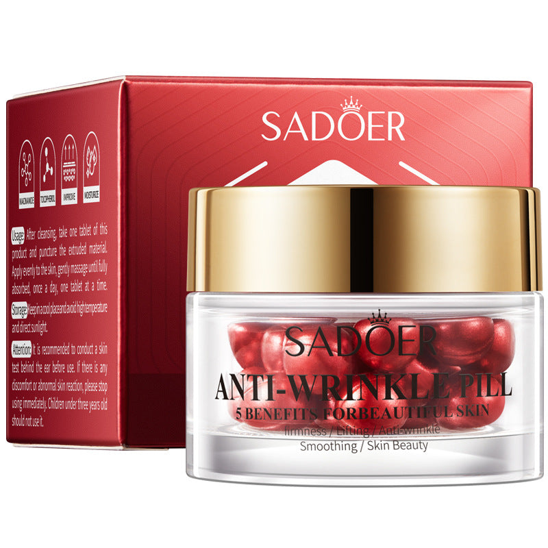 Factory Price Firming Skin Anti Wrinkle Facial Serum Capsule with Vitamin C