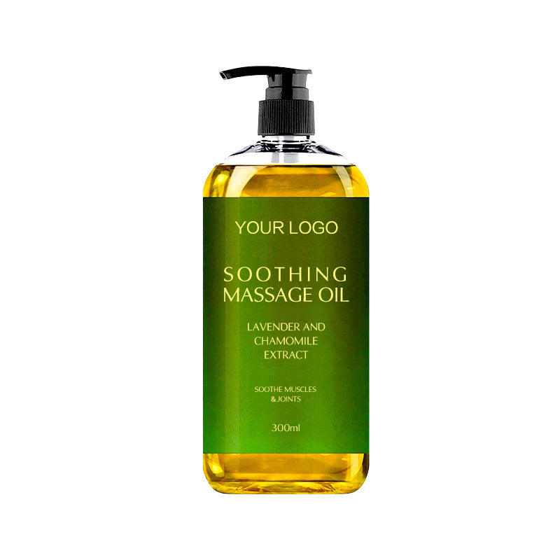 OEM Neck Shoulder Sore Muscles Relaxing Body Massage Oil for Men