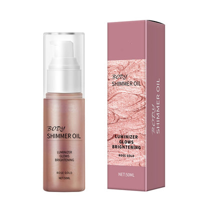 Different Color Nourishing Hydrating Enhances Contours Body Shimmer oil