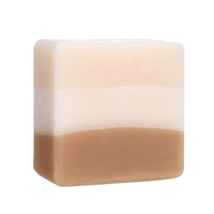 High Quality Three Colors Soap Organic Ingredients Anti-acne Whitening Papaya Shea Butter Face Body Bath Soap