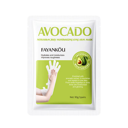 Skin Care Moisturizing Peeling Gloves Avocado Hand Masks For Dry Cracked Skin