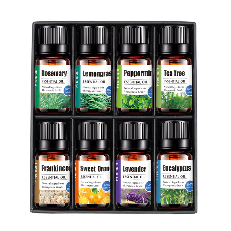 OEM Organic Aromatherapy TOP 8 Essential Oils Set for Candle Making, Soap Making