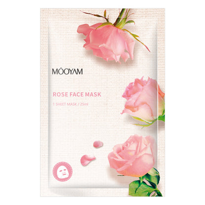 Small MOQ Factory Price Brightening Nourishing Orange Rice Sheet Face Mask 25g