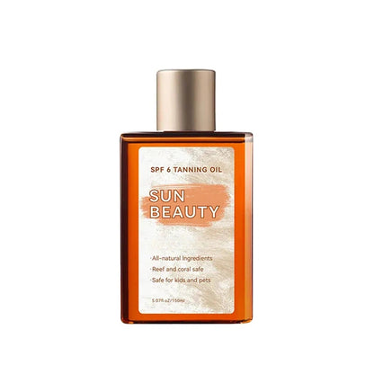 Customized Self-Tanning Oil Quick Color Changing Dark Shimmer Body Oil