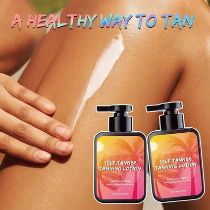 Customized Indoor Sunless Instant dark Coconut Self-Tanning Lotion 150ml