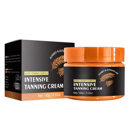 OEM Outdoor Use Bronze Intensive Tanning Cream for Face & Body, Best Gradual Tanner for Men and Women